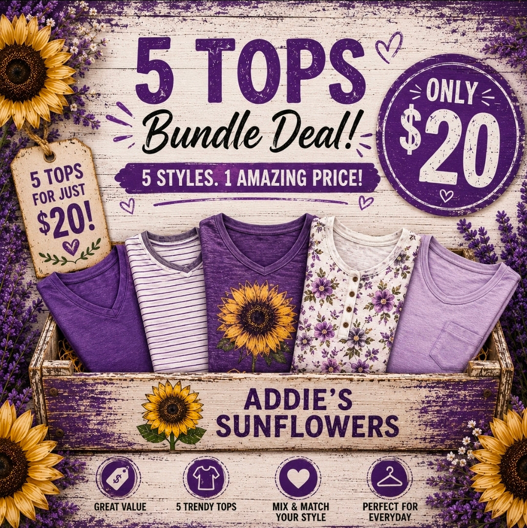 5 top bundle Girls