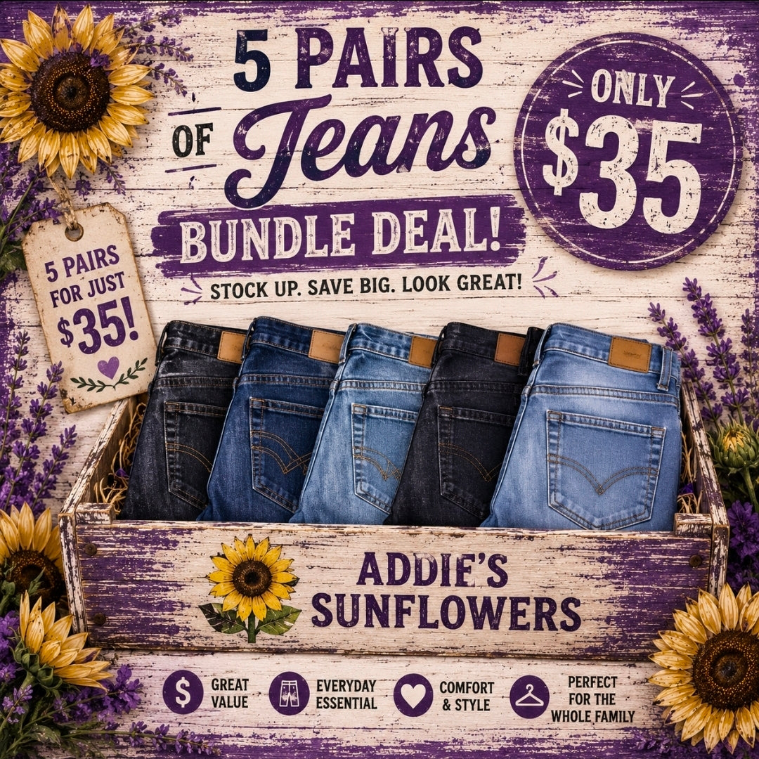5 pair Jean Bundle Boys