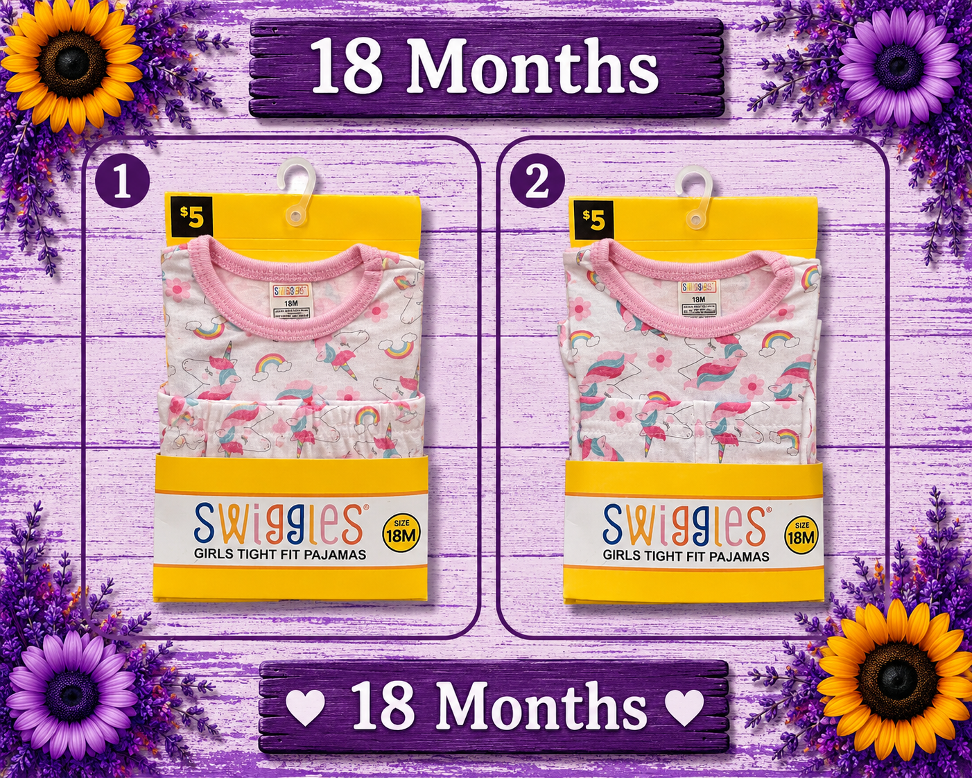 Girls 18 months pajama set